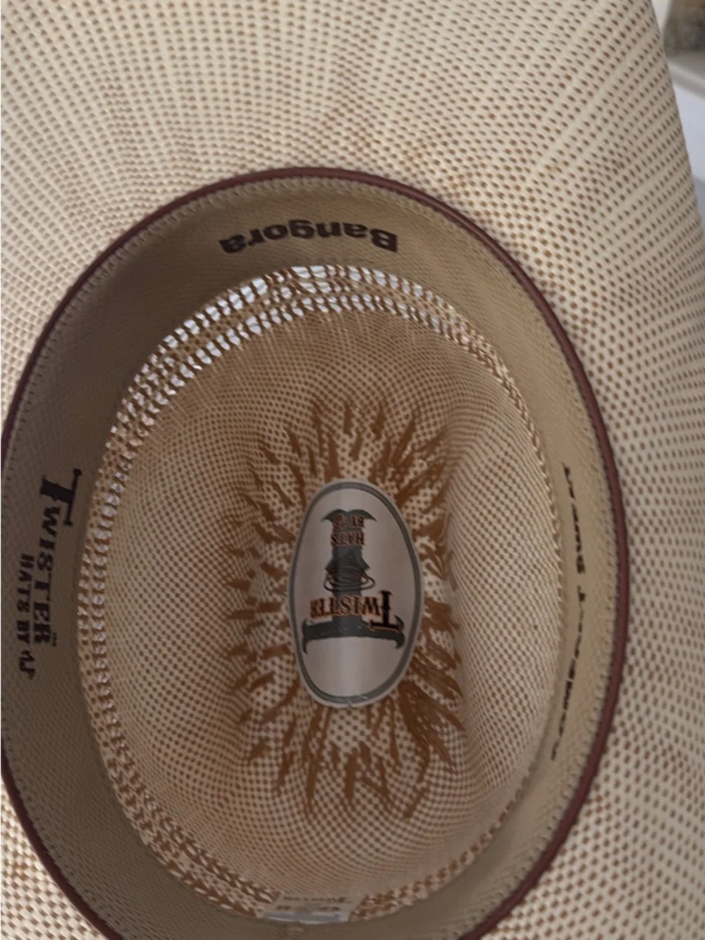 Twister Straw Hat 6 7/8